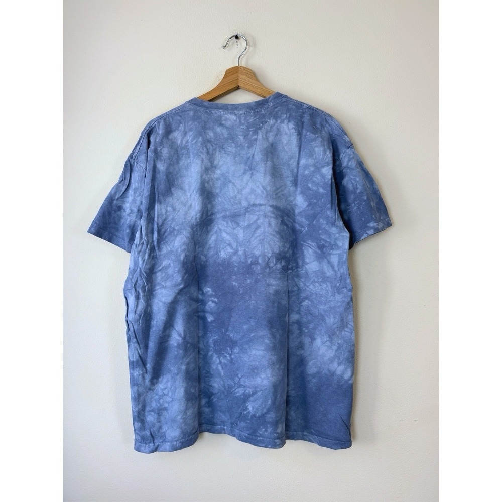 Vintage The Mountain Siberian Tiger Animal Nature Blue Tye Dye Tee Shirt - Large - Picture 3 of 4